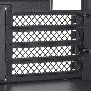 SilverStone AEROSLOTS Gen 2 換気口付き拡張スロットカバー(黒)  SST-AEROSLOTS2B SILVER STONE(シルバーストーン)