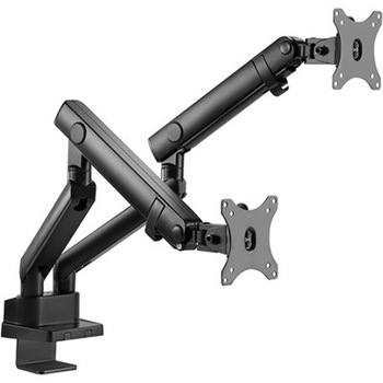 SilverStone モニターアーム 機械ばね設計と高性能調節装備のデュアルモニターアーム SST-ARM25 SILVER STONE(シルバーストーン)