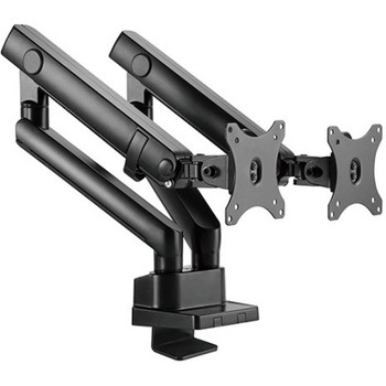 SilverStone モニターアーム 機械ばね設計と高性能調節装備のデュアルモニターアーム SST-ARM25 SILVER STONE(シルバーストーン)