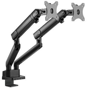 SilverStone モニターアーム 機械ばね設計と高性能調節装備のデュアルモニターアーム SST-ARM25 SILVER STONE(シルバーストーン)
