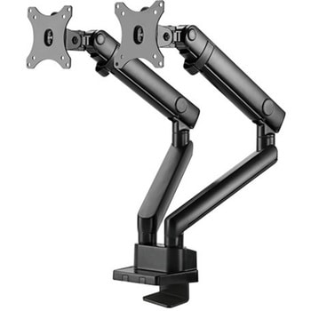 SilverStone モニターアーム 機械ばね設計と高性能調節装備のデュアルモニターアーム SST-ARM25 SILVER STONE(シルバーストーン)