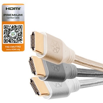 SILVERSTONE HDMIケーブル 4K対応 シルバー1.8m SST-CPH01S-1800 SILVER STONE(シルバーストーン)