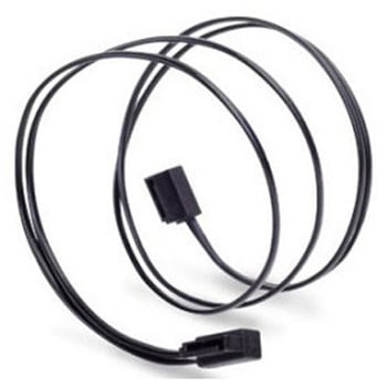 SilverStone わずかなスキ間を通せる極細SATAIII 6Gbpsケーブル 長さ50cm SST-CP11B-500 SILVER STONE(シルバーストーン)