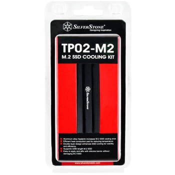 SILVERSTONE TP02-M2 放熱パッド付M.2 SSD用ヒートシンク SST-TP02-M2 SILVER STONE(シルバーストーン)