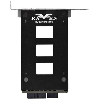 SilverStone 2.5" SAS/SATAリムーバブルベイ SST-EXB02 SILVER STONE(シルバーストーン)