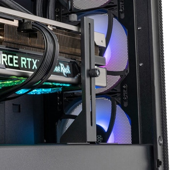SilverStone VGAサポートステイ 調節可能なグラフィックスカード・サポートホルダー SST-GB01B - SILVER STONE(シルバーストーン)