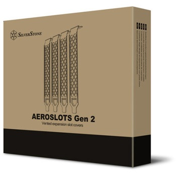 SilverStone AEROSLOTS Gen 2 換気口付き拡張スロットカバー(白)  SST-AEROSLOTS2W SILVER STONE(シルバーストーン)