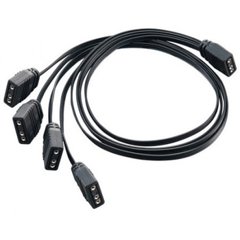 SilverStone 1-to-4 ARGBスプリッタケーブル SST-CPL03 SILVER STONE(シルバーストーン)