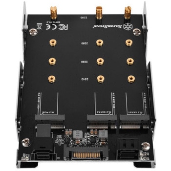SilverStone ストレージ強化用ベイ装置 - 最大3基の高速M.2を搭載可能 SST-SDP12 SILVER STONE(シルバーストーン)