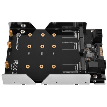 SilverStone ストレージ強化用ベイ装置 - 最大3基の高速M.2を搭載可能 SST-SDP12 SILVER STONE(シルバーストーン)