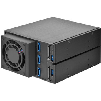 SILVERSTONE 5インチベイ 増設用 HDD/SSD ケース ホットスワップ対応 SST-FS303-12G SILVER STONE(シルバーストーン)