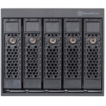 SILVERSTONE 3つの5.25インチデバイスベイから5つの3.5インチSAS-12G / SATA 6Gbit/s へのホットスワップ対応アダプタケージ SST-FS305-E SILVER STONE(シルバーストーン)