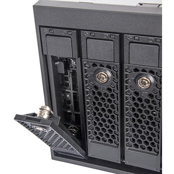 SILVERSTONE 3つの5.25インチデバイスベイから5つの3.5インチSAS-12G / SATA 6Gbit/s へのホットスワップ対応アダプタケージ SST-FS305-E SILVER STONE(シルバーストーン)