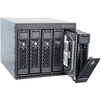 SILVERSTONE 3つの5.25インチデバイスベイから5つの3.5インチSAS-12G / SATA 6Gbit/s へのホットスワップ対応アダプタケージ SST-FS305-E SILVER STONE(シルバーストーン)