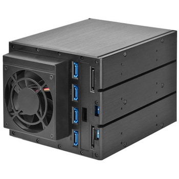 SILVERSTONE 5インチベイ 増設用 HDD/SSD ケース ホットスワップ対応 SST-FS304-12G SILVER STONE(シルバーストーン)