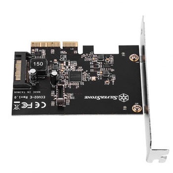 SilverStone USB 3.2 Gen 2内側20ピンKey-Aコネクタ付きPCI Expressカード SST-ECU02-E SILVER STONE(シルバーストーン)