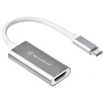 SilverStone 4K UHD対応Type-C用HDMI変換アダプタ(DisplayPort Altモード) SST-EP07C-E SILVER STONE(シルバーストーン)
