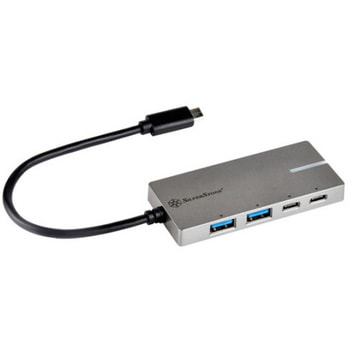 SST-EP09C SilverStone USB3.1 Type-C対応 USBハブ チャコールグレー  SST-EP09C SILVER STONE(シルバーストーン)