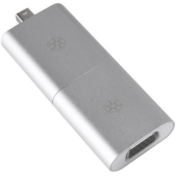 SilverStone USB 3.1 Type-CからMiniDP / HDMI / VGAに変換するコンビネーションアダプタ SST-EP11S - SILVER STONE(シルバーストーン)