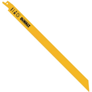 DWAR118-JP �����ؒf��Ɨp�Z�[�o�[�\�[�u���[�h DEWALT Bi-Metal�� 18�R �S��300mm 1�p�b�N(5��) DWAR118-JP 07626267