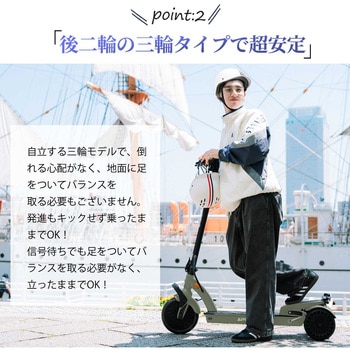 特定小型原付電動三輪キックボード ST3 AINOHOT