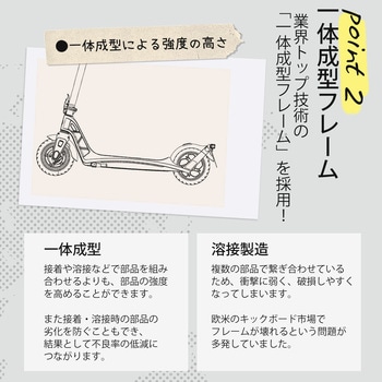 特定小型原付電動キックボード SAGA lite AINOHOT