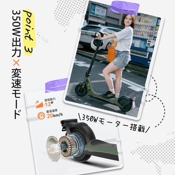特定小型原付電動キックボード SAGA lite AINOHOT