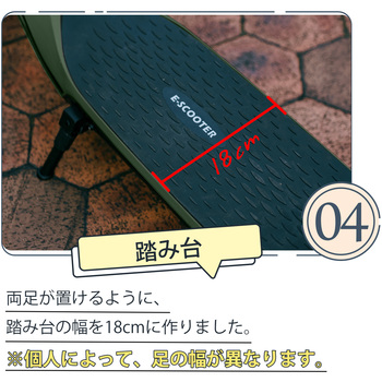 特定小型原付電動キックボード SAGA pro AINOHOT