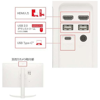 27インチ4Kスマートモニター(3840x2160/WebOS/ワイヤレス対応/IPS/HDMIx2/TypeC(PD65W)/スピーカー/チルト/高さ調整/ホワイト筐体/3年保証) LG