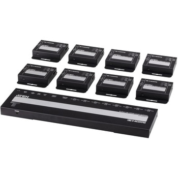 8 Port 4K HDMI 分配延長器セット ATEN
