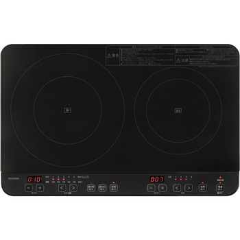 2口IHコンロ脚付き アイリスオーヤマ