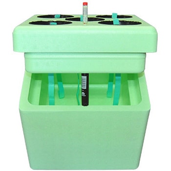 ハイブリッド栽培用発泡スチロール容器 FARM BOX CUBE 410 フルセット ホワイトバリーン