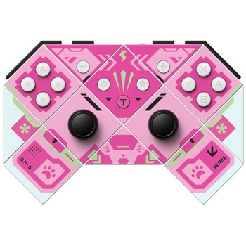 ワイヤレスゲームパッド CHOC 2.0 Metal Sakura Warrior メタル仕上げ Bluetooth 5.0/6軸ジャイロ/振動 PB Tails