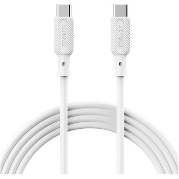USB2.0 Type-C to C ケーブル(100W出力/480Mbps/1.0m)ホワイト アドテック