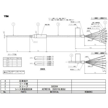 白金測温抵抗体、熱電対 YYM～ azbil(山武)