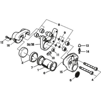 STDキャリパー用サポートOリングセット  81-327/9 - PMC