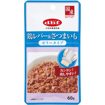 鶏レバー&さつまいも ゼリータイプ d.b.f