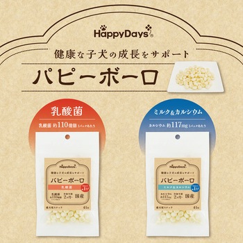 HappyDays パピーボーロ 乳酸菌 ペットプロジャパン