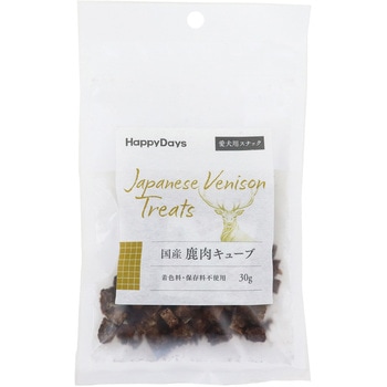 HappyDays 国産鹿肉キューブ 犬用 ペットプロジャパン