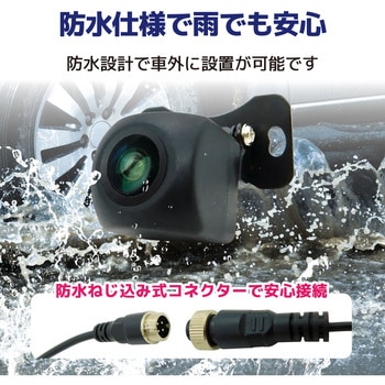 200万画素小型リアカメラ 12-24V対応 ケーブル15m付き200万画素小型リアカメラ 12-24V対応 ケーブル15m付き ブロードウォッチ