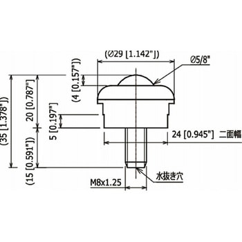 ボールトランスファー イグチベアー(樹脂製品・ボルトタイプ・上向き用) IP-N型 井口機工製作所