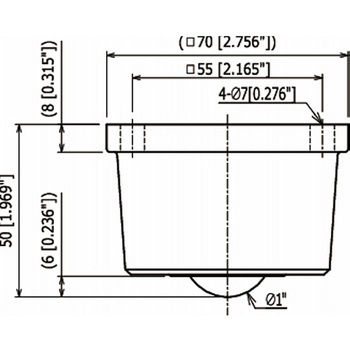 ボールトランスファー イグチベアー(切削製品・フランジタイプ・スチール製・下向き用) 井口機工製作所