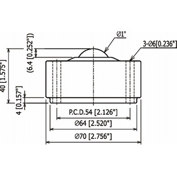 ボールトランスファー イグチベアー(切削製品・フランジタイプ・ステンレス製・上向き用) IS-S型 井口機工製作所