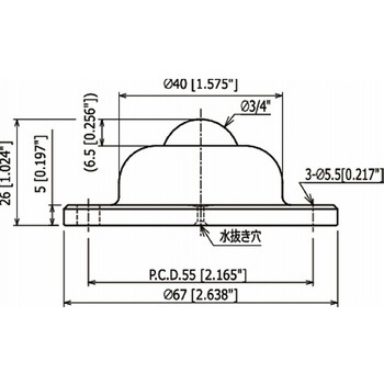 ボールトランスファー イグチベアー(切削製品・フランジタイプ・アルミ製・上向き用) IA-R型 - 井口機工製作所