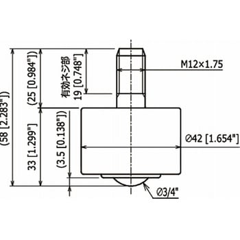 ボールトランスファー イグチベアー(切削製品・ボルトタイプ・スチール製・下向き用) IK-N型 井口機工製作所