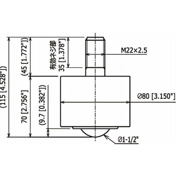 ボールトランスファー イグチベアー(切削製品・ボルトタイプ・スチール製・下向き用) IK-N型 井口機工製作所