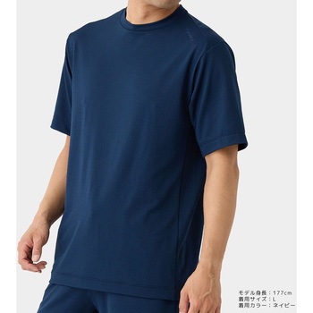 ベネクス メンズ スタンダードドライ+ ショートスリーブ Tシャツ 一般医療機器 リカバリー ルーム ウェア 疲労 睡眠 回復 VENEX