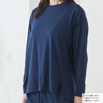 ベネクス レディース スタンダードドライ+ ボートネックロングスリーブ Tシャツ 一般医療機器 リカバリー ルーム ウェア 疲労 睡眠 回復 VENEX
