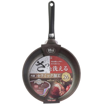 さっと洗えるメガストーン IH対応フライパン パール金属