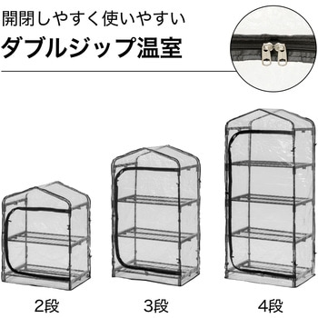 ダブルジップ温室 タカショー